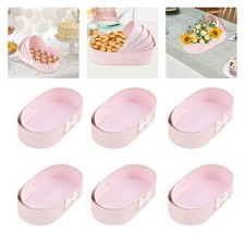 6pcs Baby Shower Flower Basket Gift Box, Cradle Floral Basket Cradle Gift Box