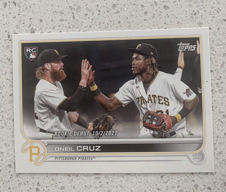 Oneil Cruz 2022 Topps Update Series Baseball Rookie Debut RC Pirates US113