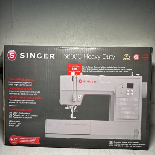 SINGER Heavy Duty HD6600C Computerized Sewing Machine Brand New Sealed