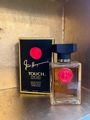 FRED HAYMAN'S TOUCH FOR MEN 1.7 OZ EDT SPRAY NEW IN BOX DISCONTINUED