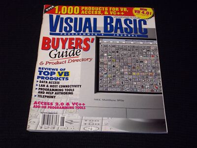 1995 JUNE VISUAL BASIC PROGRAMMER'S JOURNAL MAGAZINE - BUYER'S GUIDE - H 2356
