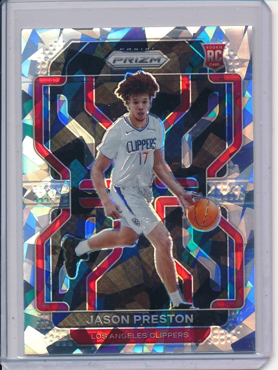 JASON PRESTON 2021-22 PANINI PRIZM CRACKED ICE PRIZMS RC #327