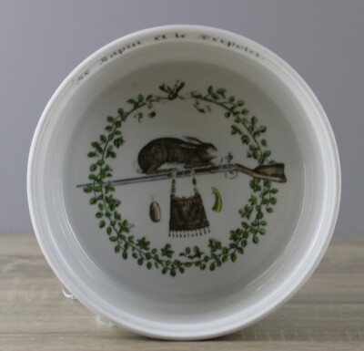 Porcelaine d'Auteuil Paris Chambord Le Lapin Schüssel mit Doppelkranz Ø 19,7 cm