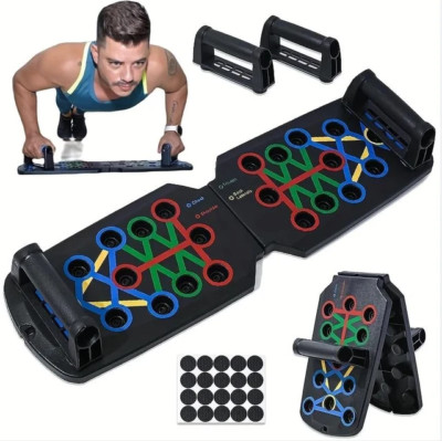 All in1 Push Up Rack Board System Fitness Workout Train Home Gym Exercise Stands