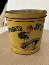 Keller Charles Corsets & Co Norwich England Oval Yellow Tin Children Umbrella MM