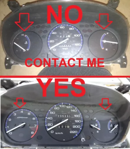 Gauge Cluster & Climate Control LED Light Bulbs Kit For Honda Civic EK 1996-1998 - Picture 3 of 11
