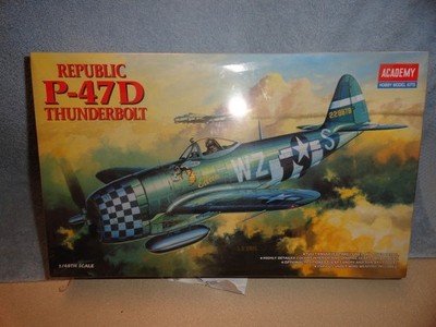 VTG Academy hobby model kits republic P -47D Thunderbolt - New In Box