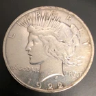 1922-D $1 Peace Dollar slight Toning