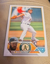 2023 Topps Series 2 Ken Waldichuk #340 RC Rookie Oakland Athletics