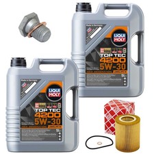 Motoröl Filter Set 4200 5W-30 10 Liter + Schraube für BMW 7er 740d E65 E66 E67