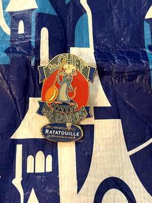 Disney Pin Trading Remy Pixar Ratatouille Eröffnungstag Le Chef de Paris Selten