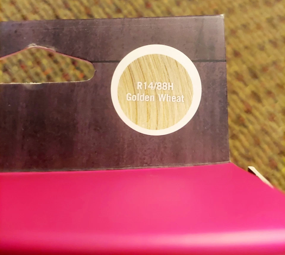 Poni de onda larga de 23" (envoltura) de Hairdo Golden Wheat R14 88H rubio claro Foto 4 de 4