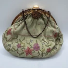 1900s Embroidered Purse Bag