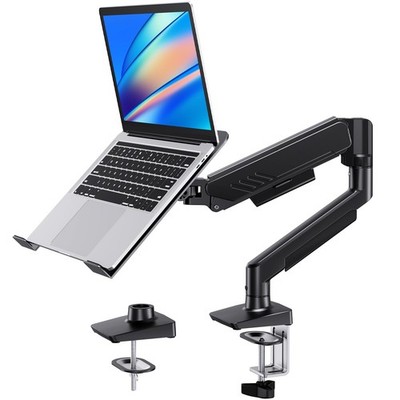 2 in 1 Function Laptop Mount with Tray, Fits 13-34  Monitors & Up to 17  Note...
