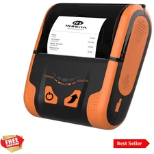Smart Portable Receipt Printer - 203 DPI, USB & Bluetooth for Mobile Printing