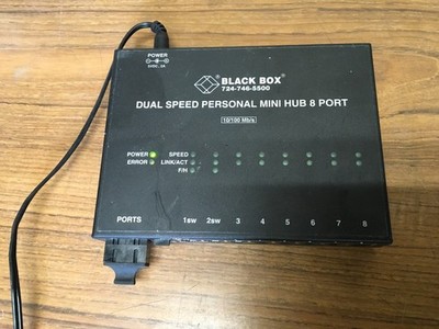 LH408A-MSC BLACK BOX PERSONAL MINI HUB 8 PORT GEMINI GXL 16 PET CT with charger