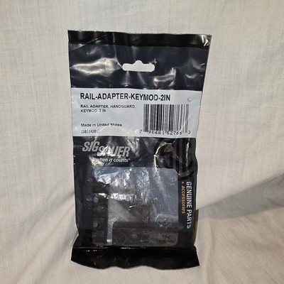 Sig Sauer Rail Adapter, Keymod, 2'' Handguard Keymod USA Black NEW Genuine Parts