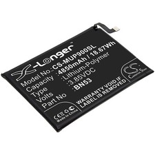 Battery for Redmi BN53 Note 9 Pro Max M2003J6B2G M2003J6B1I M2101K6G CS-MUP900SL