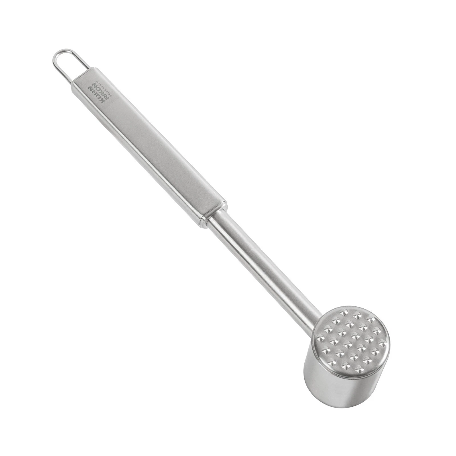Kuhn Rikon Essential Meat Tenderizer, Dual-Sided Stainless Steel Head