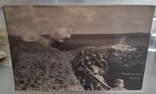 WK.1 Sturmsoldaten Kampf mit Handgranaten Stahlhelm Schützengraben 