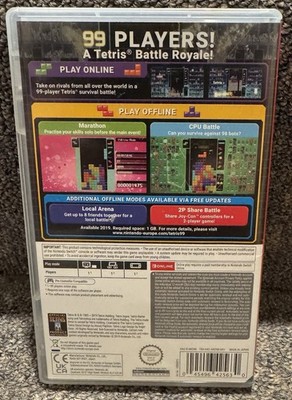 Nintendo Switch Tetris 99 Video Game In Original Case | eBay