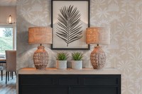 Vliestapete Blattmuster Palmen Tropisch Beige Creme Metallic 79163-1 (3,35€/1Qm)