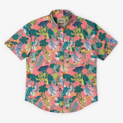 RSVLTS Der König der Löwen ''Peak Rafiki'' Herren Kunuflex Kurzarm Hemd XL