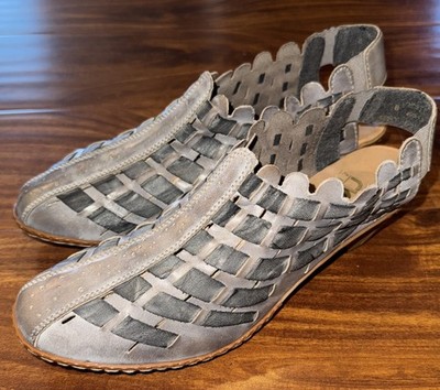 Rieker Sina Anti-stress Slingback Low Heel Sandals Women s Sz 40/ 8.5 US