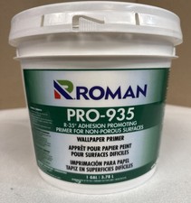 ROMAN R-35 Adhesion Promoting Tacky Wallpaper Primer for Glass, Tile etc - NEW