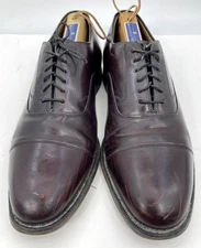 Johnston & Murphy Optima Men's Shoes 9 E Burgundy Leather Oxford Shoes