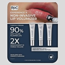 Roc Non-Invasive Lip Volumizer 0.34 Fl Oz 3-Pk Collagen Peptides Hyaluronic Acid