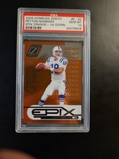 2005 Donruss Zenith - Epix Peyton Manning #E-20 1st Down Orange /1000