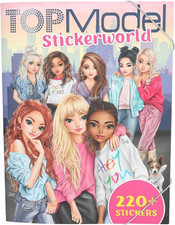 Stickerworld Book with 16 Background Pages Accessory Stickers, Multicoloured