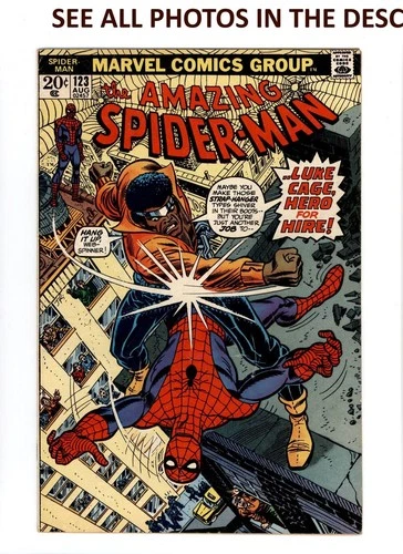 The Amazing Spider-Man #123 August 1973 FN Marvel Comics (HG)