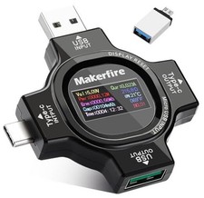 USB Tester Voltage Power Meter - Type C Power Tester USB Digital Tester V2