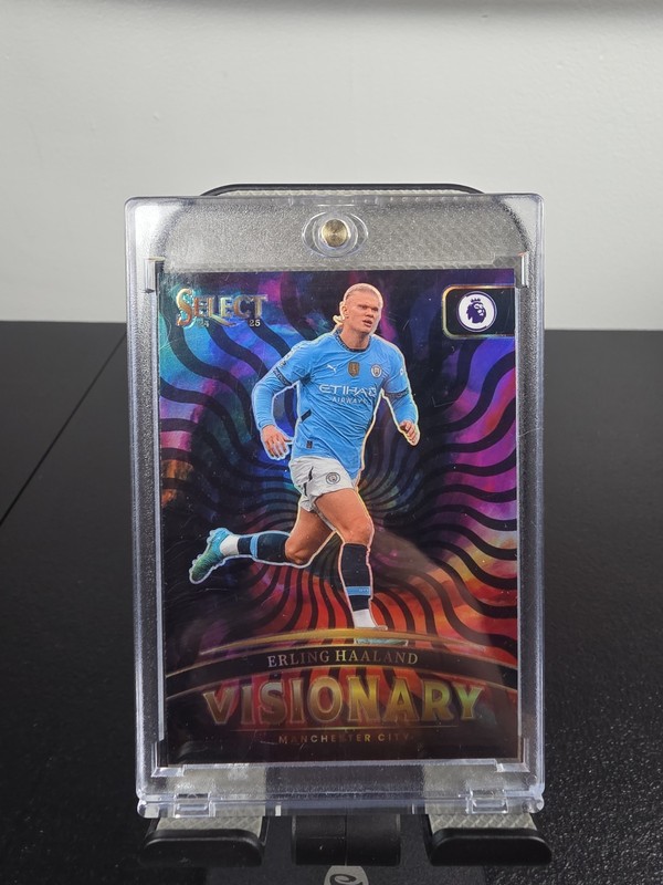 2024-25 Panini Select Premier League Soccer Erling Haaland #2 Visionary SP 🔥