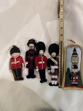 Royal Guardsman, Uncle Ben’s From Harrods VTG Christmas ornament lot 