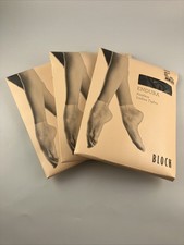 BLOCH Women's Endura Footless Ladies Dance Tights Black T0940L Size D 3 Pack