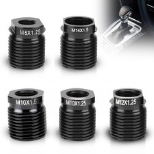 5pcs Gear Shift Knob Adapter Kit For M10x1.25m12m14 Threads Car Manual Shifter 5pcs Gear Shift Knob Adapter Kit For M10x1.25m12m14 Threads Car Manual Shifter