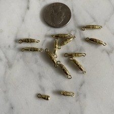 200 Chiusure A Vite Per Gioielli In Ottone – Moschettoni A Barilotto Per Collane E Bracciali Fai Da Te – Oro, Argento, Nero