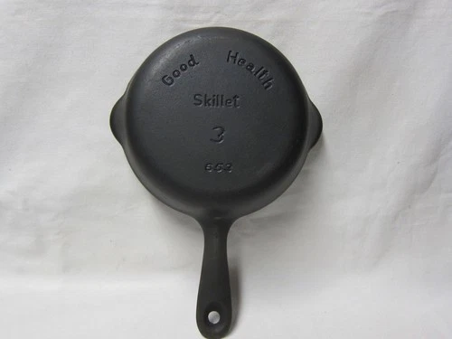 Griswold Good Health #3  Cast Iron Skillet 653