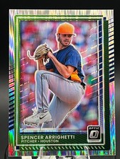 2025 Donruss Optic SPENCER ARRIGHETTI Shock Prizm #47 Astros