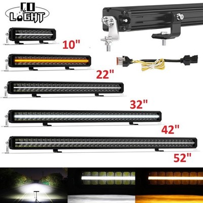 21/32/40/52 Zoll LED Lightbar Combo Beam Offroad Scheinwerfer Standlicht ECE E9