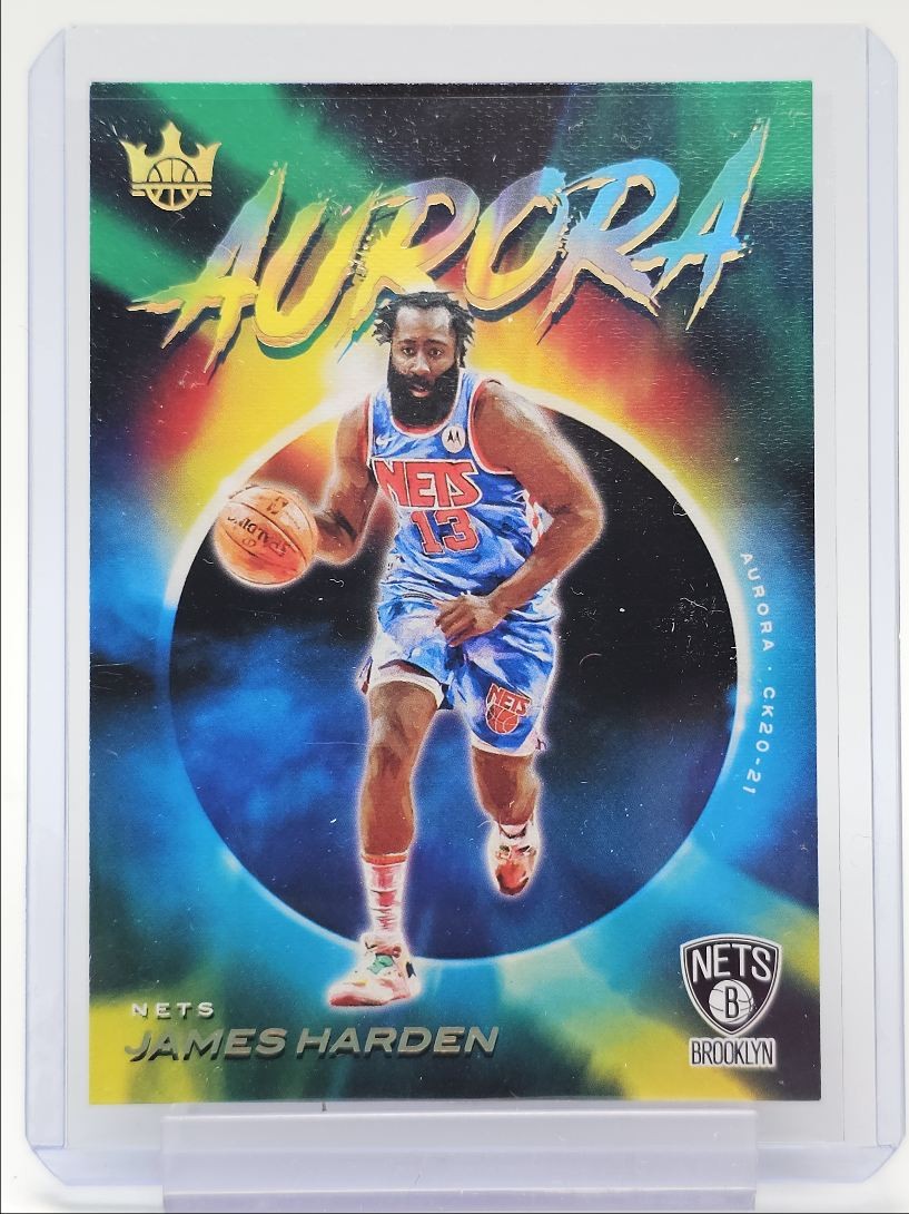 JAMES HARDEN 2020-21 COURT KINGS AURORA BASKETBALL SP NETS Q2091