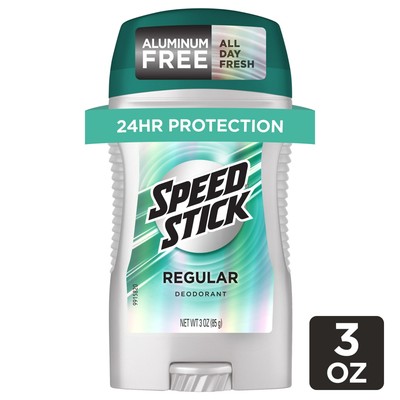 Speed Stick by Mennen Deodorant Regular Feel Clean and Confident 3oz (6 Pack)