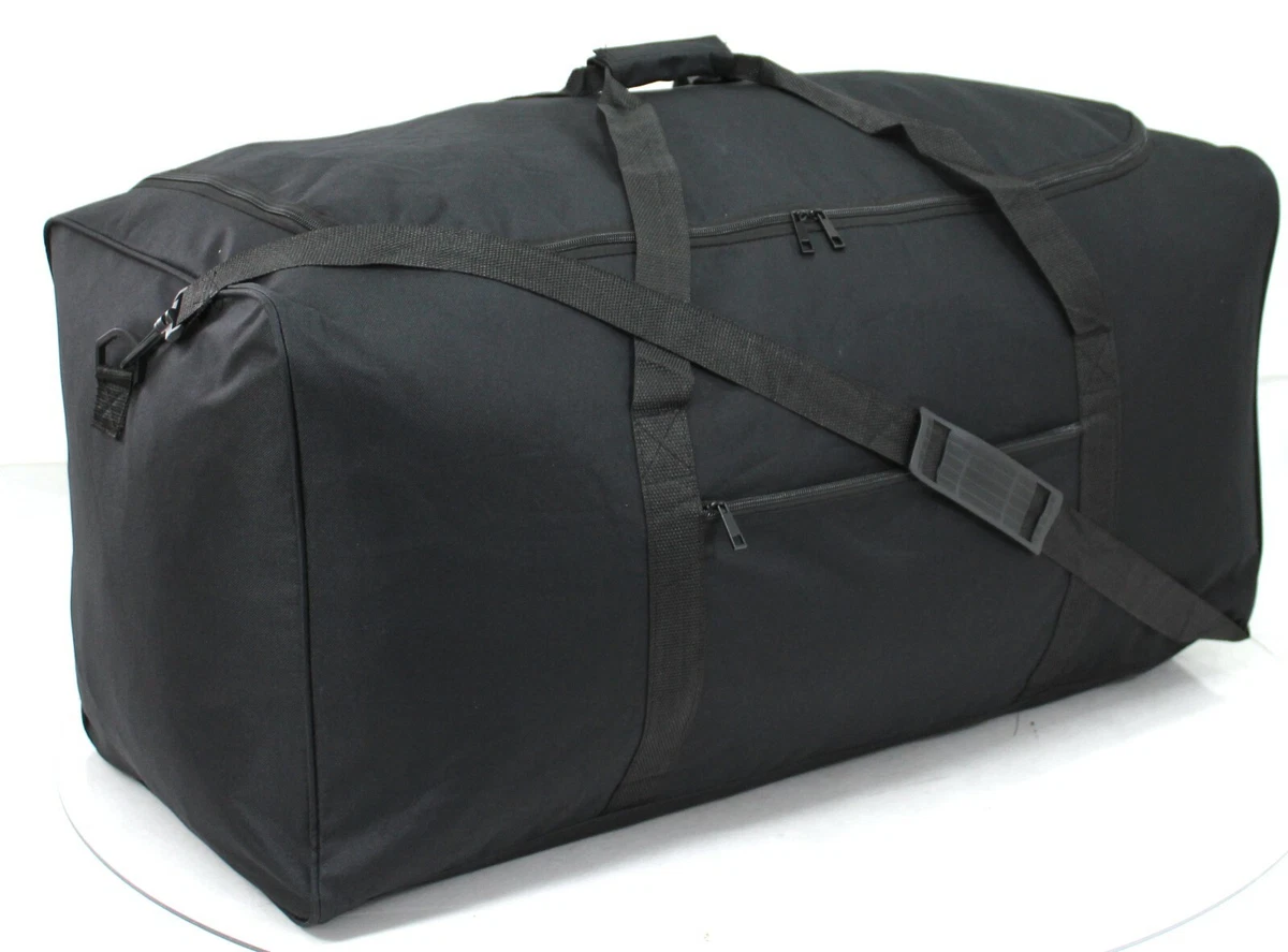 in Travel Foldable Holdall Luggage Bag with Plastic Wheels, Lightweight