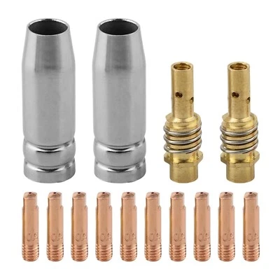Ersatzteile für MB15 AK MIG Schweißgerät mit Kontaktspitzen und Düsen