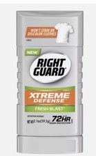 Right Guard Xtreme Defense Antiperspirant Deodorant Invisible Solid Stick Fresh