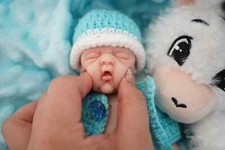 7" Micro Preemie Full Body Silicone Wronged bady Doll "Lucas" and "Lila"