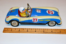 Vintage Yonezawa Toys Co Ltd Tin Friction King Cobra Race Car Japan Super Nice